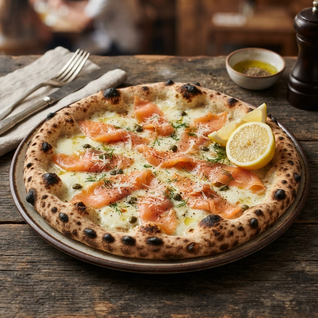 Pizza Al Salmone
